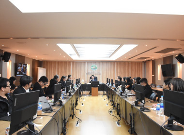 พิธีเปิดโครงการเพิ่มประสิทธิภาพผู้ปฏิบัติงานวิเคราะห์สินเชื่อ กพส. ผ่านระบบ Zoom Meeting ... พารามิเตอร์รูปภาพ 31